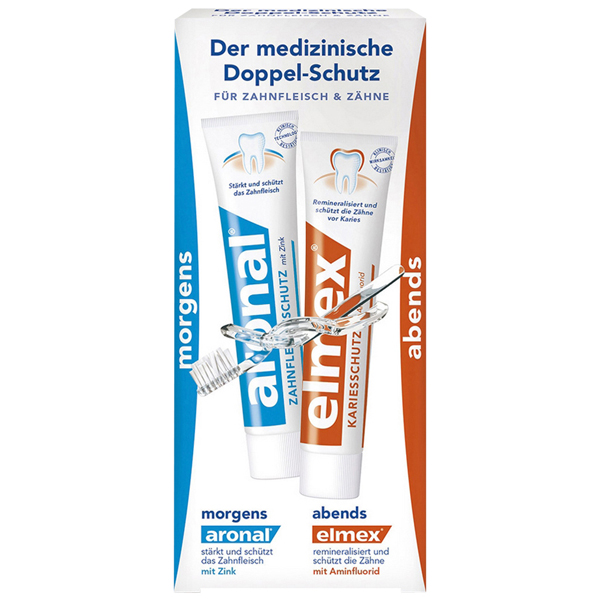 Aronal-Elmex Mundpflege-Set 2 x 12 ml unter Hand & Krperpflege > Zahnreinigung > Zahnpflege