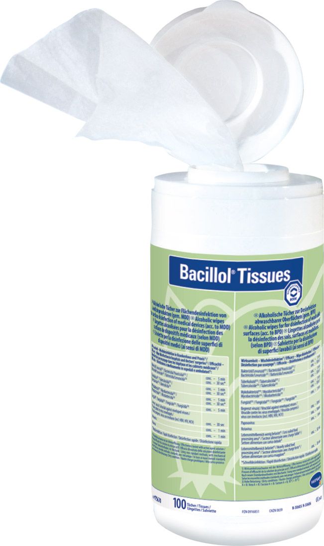 Bacillol Tissues Alkoholische Desinfektionstücher