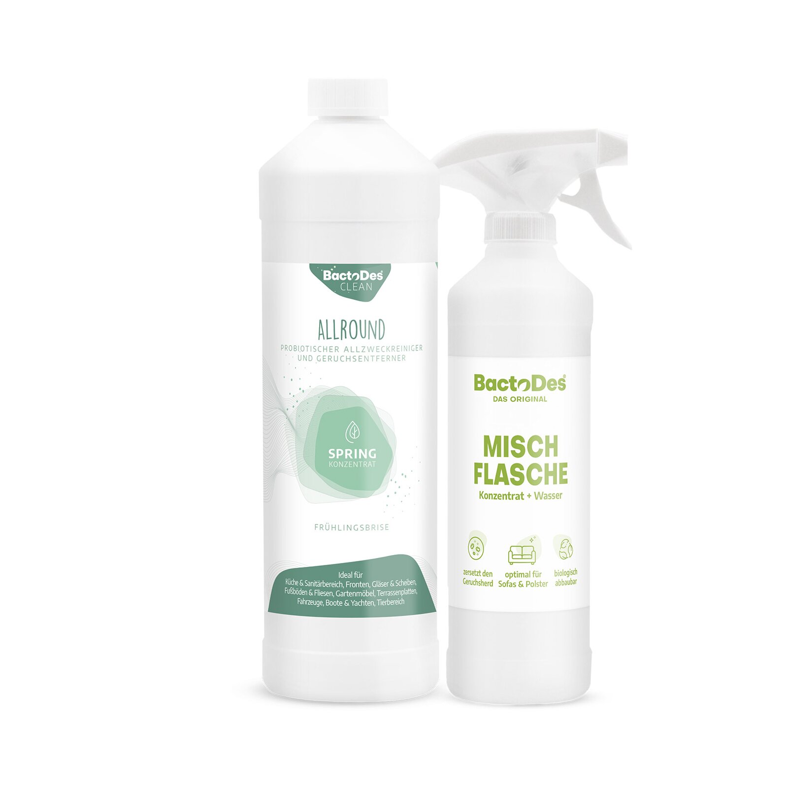 BactoDes(R) Clean Allround  Spring 1 Liter Flasche inkl 1 Misch und Spr�hflasche
