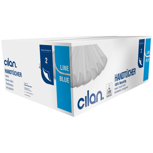 Cilan Tissue H21 BlueLine - Falthandtuchpapier