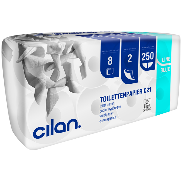 Cilan Tissue Toilettenpapier Blue-Line  C 21