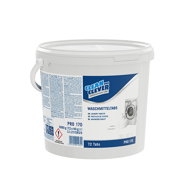 CLEAN and CLEVER PROFESSIONAL Waschmitteltabs PRO 170