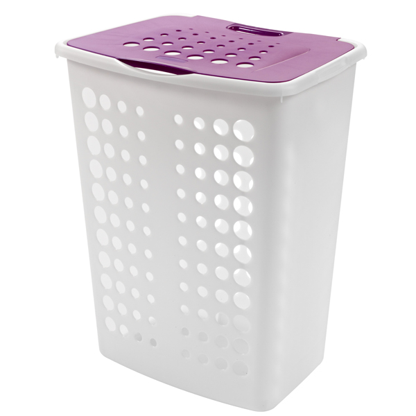 Curver Wschebox Victor 60 Liter weiss-violett