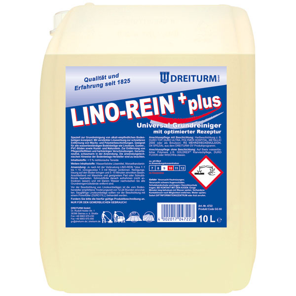 Dreiturm Lino-Rein plus Universal-Grundreiniger 10 Liter