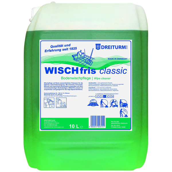 Dreiturm Wischfris classic Bodenwischpflege 10 Liter