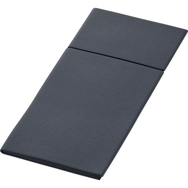 Duni Duniletto Slim Servietten-Bestecktasche 40 x 33 cm schwarz