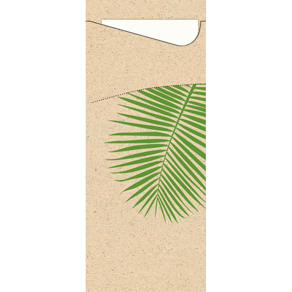 Duni Sacchetto Bestecktasche leaf