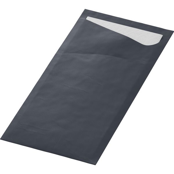 Duni Sacchetto Bestecktasche schwarz