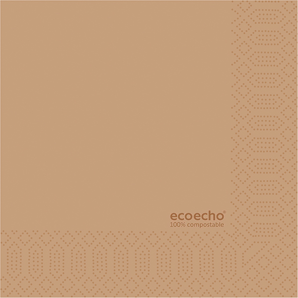 Duni Servietten 33 x 33 cm eco-brown