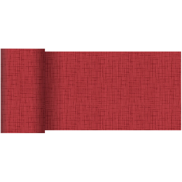 Duni Tischlufer 15 cm x 20 m linnea-bordeaux