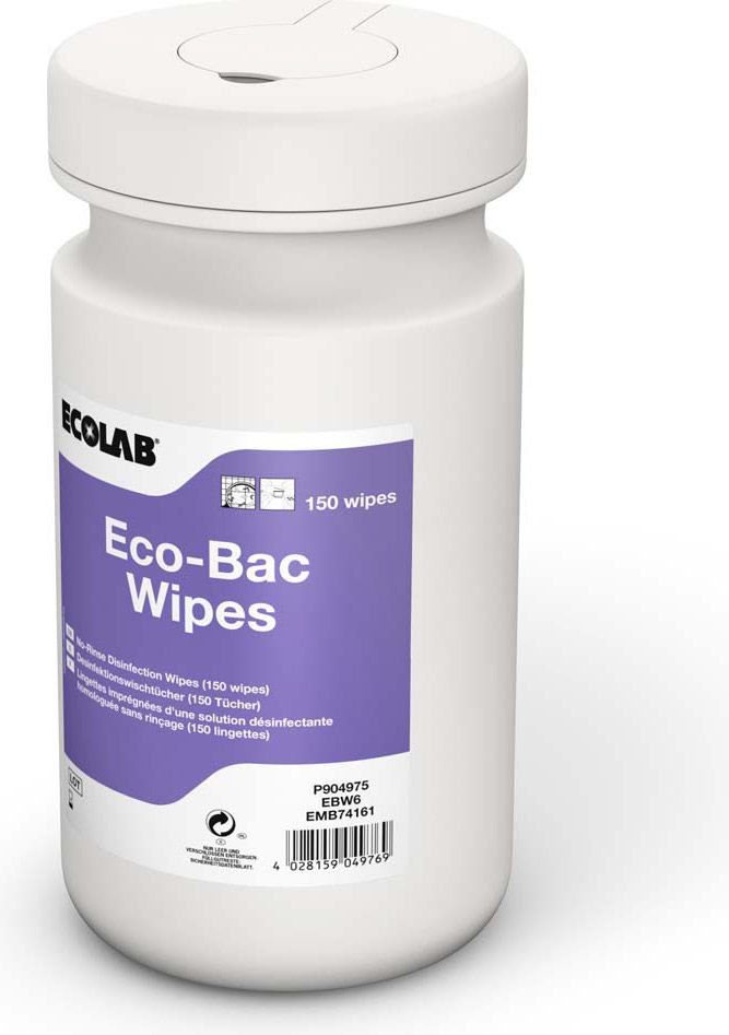 ECOLAB Eco-Bac Wipes Desinfektionstücher in Jumbo-Box