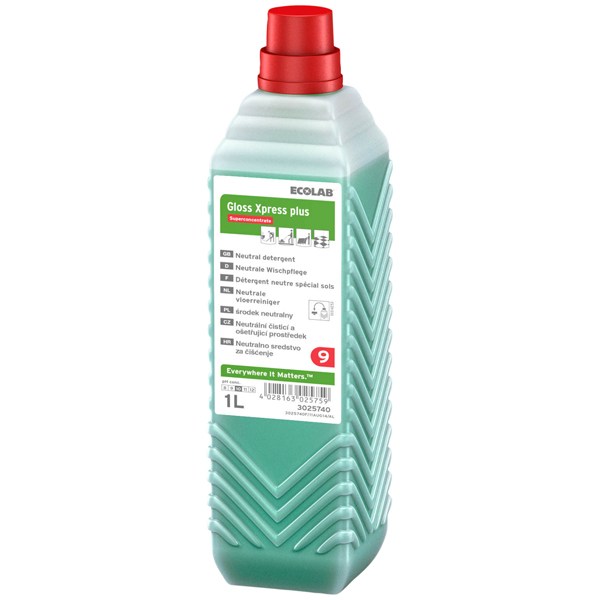 ECOLAB Gloss X-Press plus Wischpflege 1 Liter