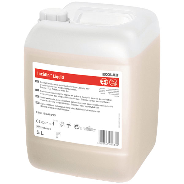 ECOLAB Incidin-Liquid Schnelldesinfektion 5 Liter