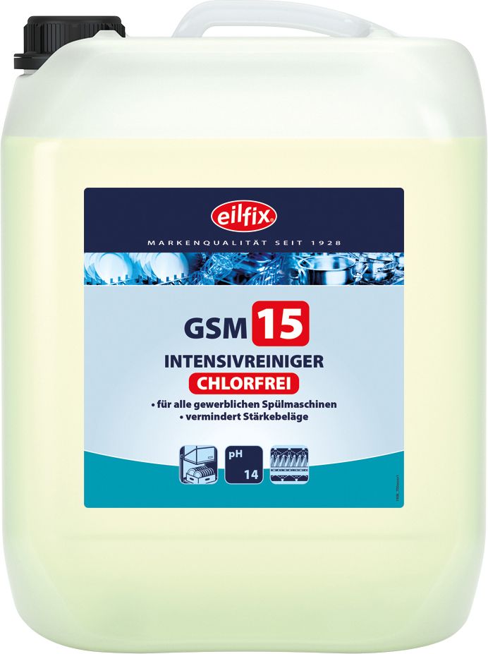 EILFIX GSM 15 OC chlorfreier Intensiv Reiniger für Geschirrspülmaschinen unter Küchenhygiene > Geschirrspülmittel