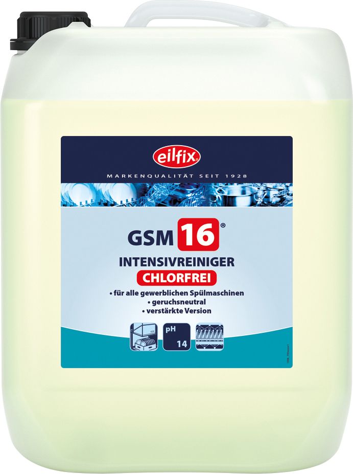 EILFIX GSM 16 OC chlorfreier Intensiv Reiniger für Geschirrspülmaschinen