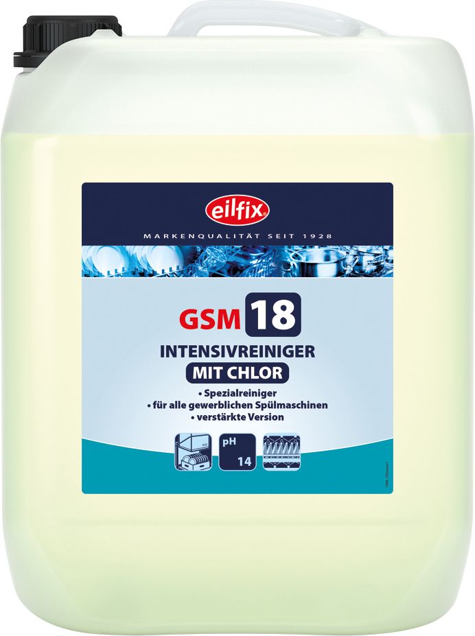 EILFIX GSM 18 Intensiv Chlor Reiniger fr Geschirrsplmaschinen