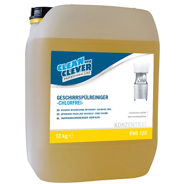 Geschirrsplreiniger chlorfrei PRO120 Clean and Clever