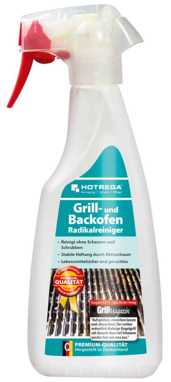 Hotrega Grill- und Backofen-Radikalreiniger- 500 ml Flachsprühflasche