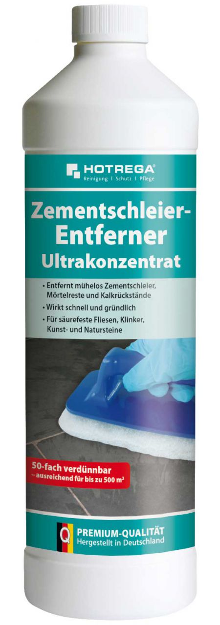 Hotrega Zementschleier-Entferner Ultrakonzentrat- 1 Liter Flasche