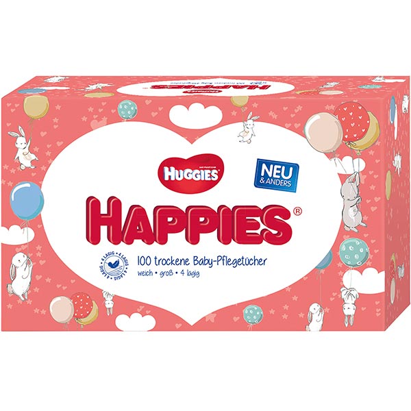 Huggies Happies Pflegetcher