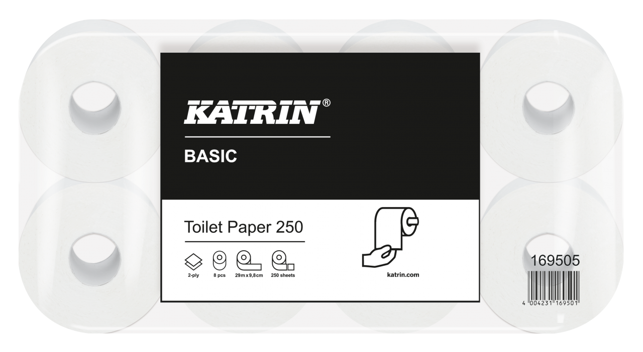 Katrin Basic Toilet 250 2-lagig