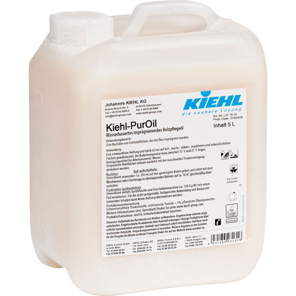 Kiehl PurOil imprgnierendes Holzpflegel 5 Liter