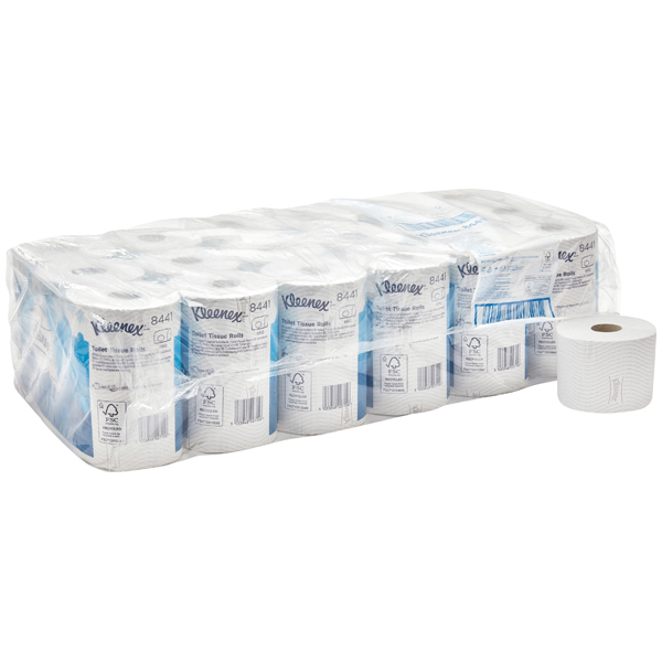 Kleenex(R) Toilettenpapier Standard-Rolle weiss 8441
