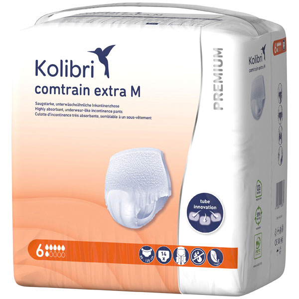 Kolibri comtrain prem- extra M Pants 80-120cm orange 14Stk(6) premium tube