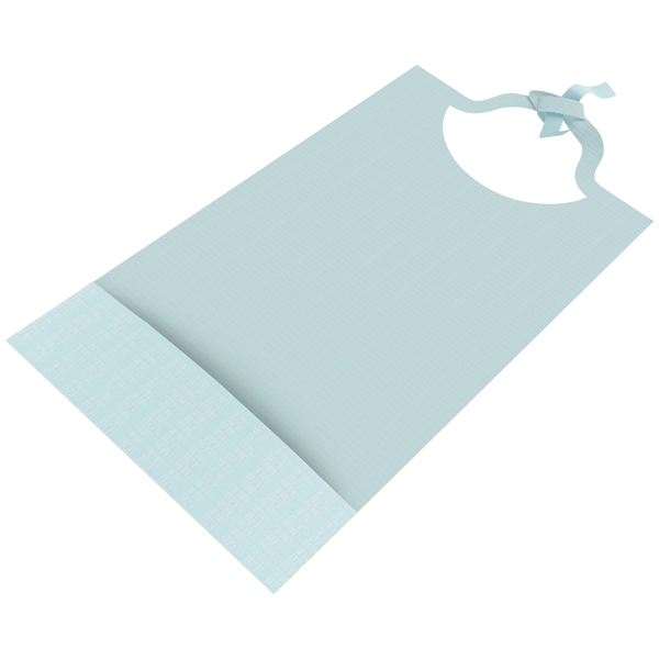 Kolibri Schutzserviette blau