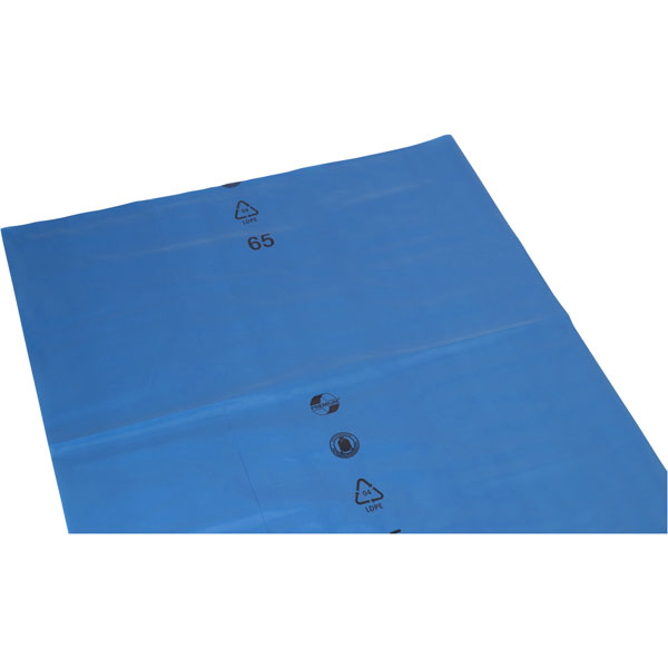 LDPE-Mllscke DEISS PREMIUM 150 L- blau