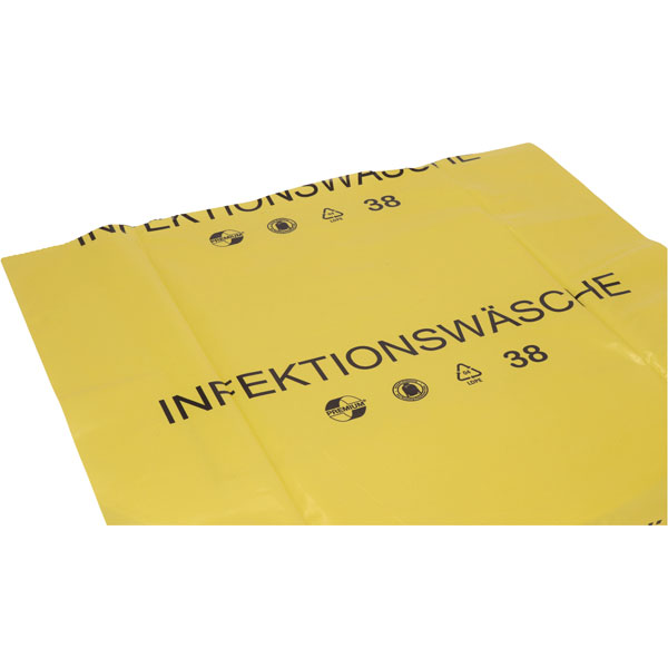 LDPE-Mllscke DEISS PREMIUM 95L- gelb-transparent