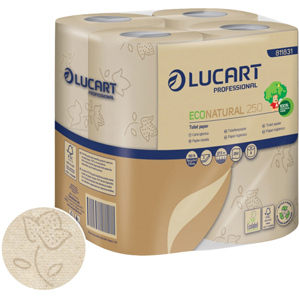 Lucart ECO Natural 250 - Toilettenpapier