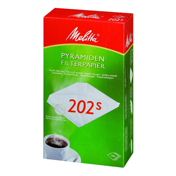Melitta PaSF 202S Pyramidenfilter unter Einweg & Deko > Bckereibedarf > Kaffeefilter