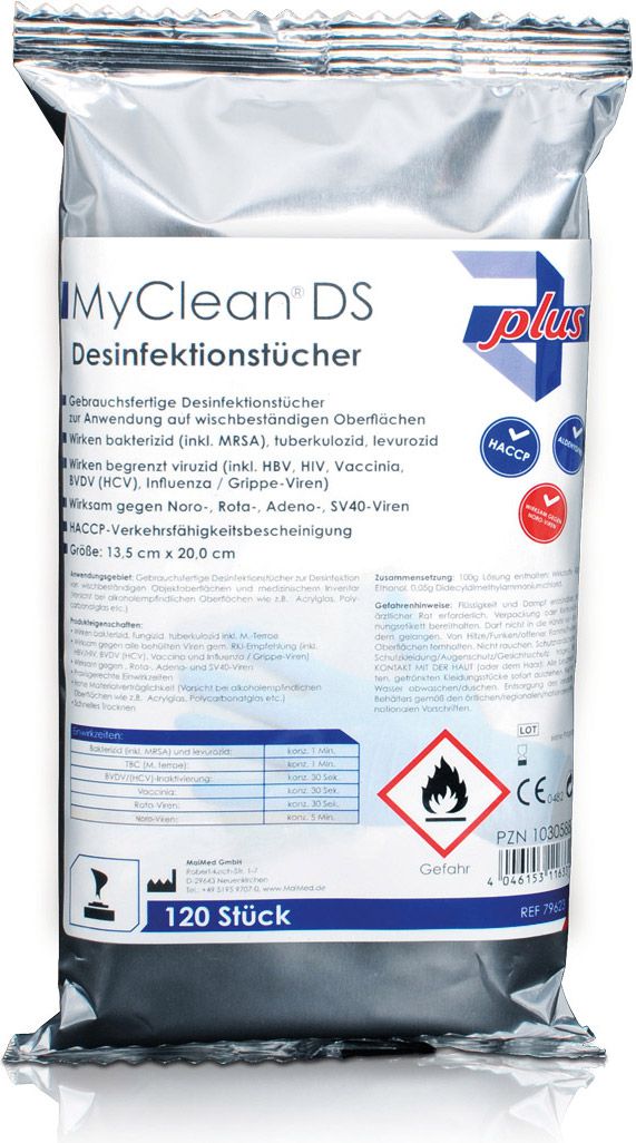 MyClean DS Flächen-Desinfektionstücher