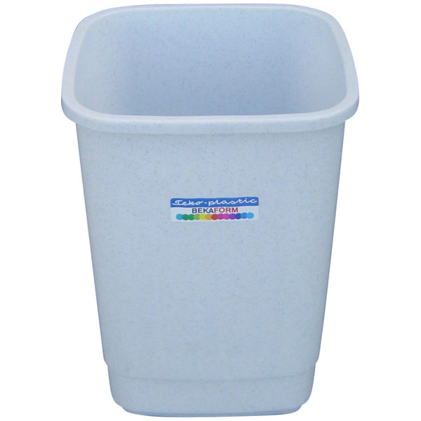 Papierkorb eckig 25 l granit
