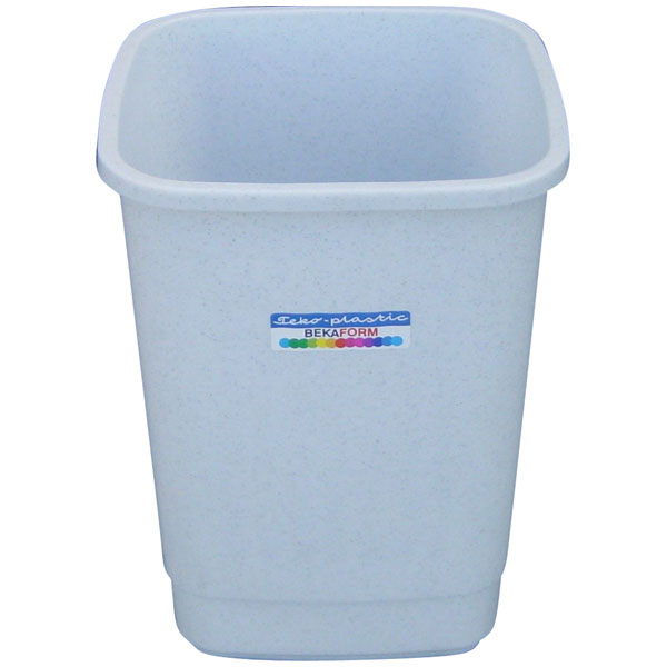 Papierkorb eckig 50 l granit