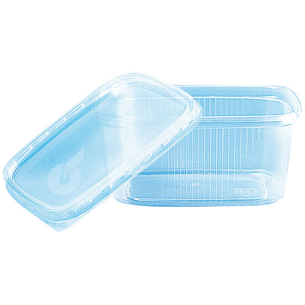 Polypropylen Verpack-Becher eckig 250 ml