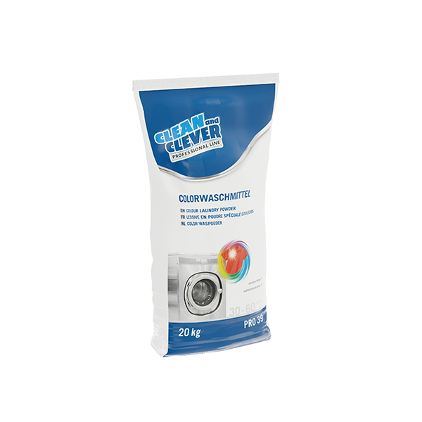 PRO39 CLEAN and CLEVER Colorwaschmittel 20 kg