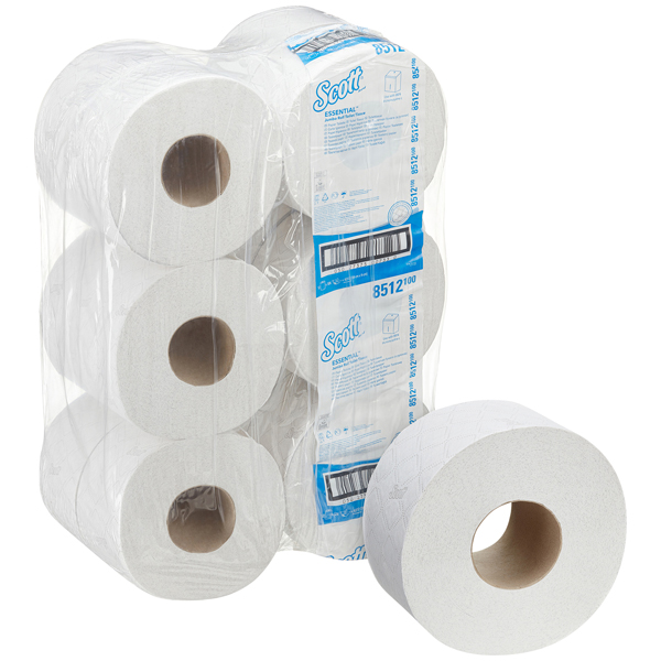 Scott(R) Essential- Jumbo Toilettenpapierrolle weiss 8512