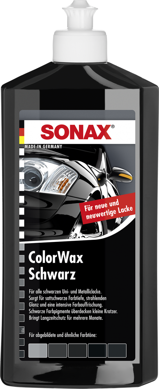 SONAX ColorWax schwarz