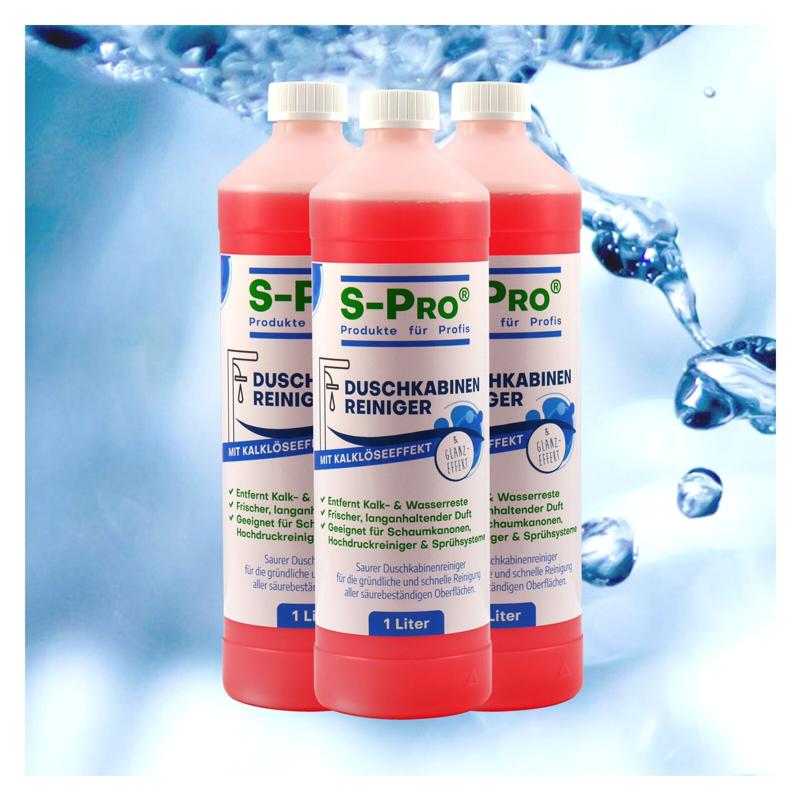 SPro(R) Duschkabinenreiniger 3 Liter unter Kalkloeser