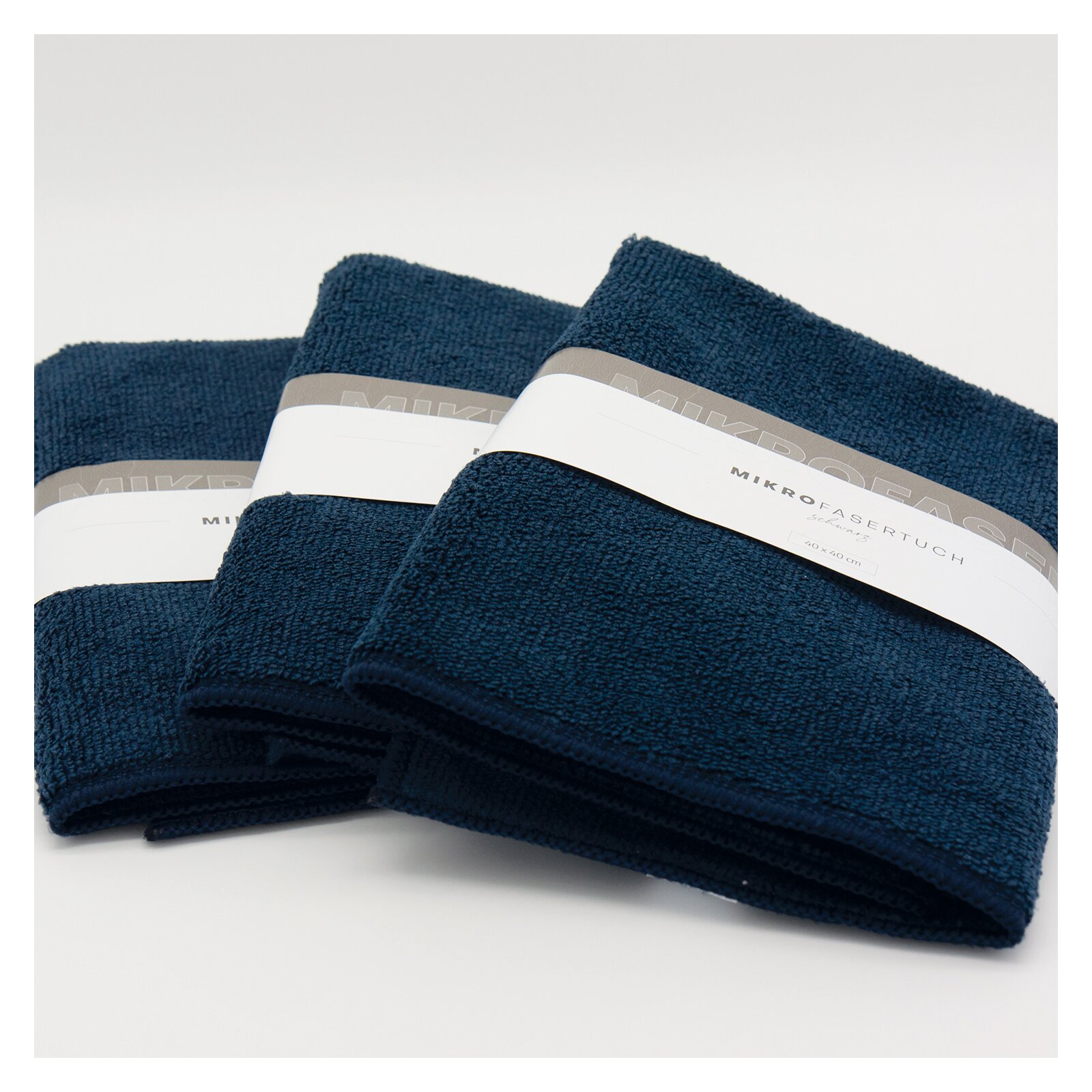 SPro(R) Mikrofasertuch Schwarz 3 St�ck (Set)