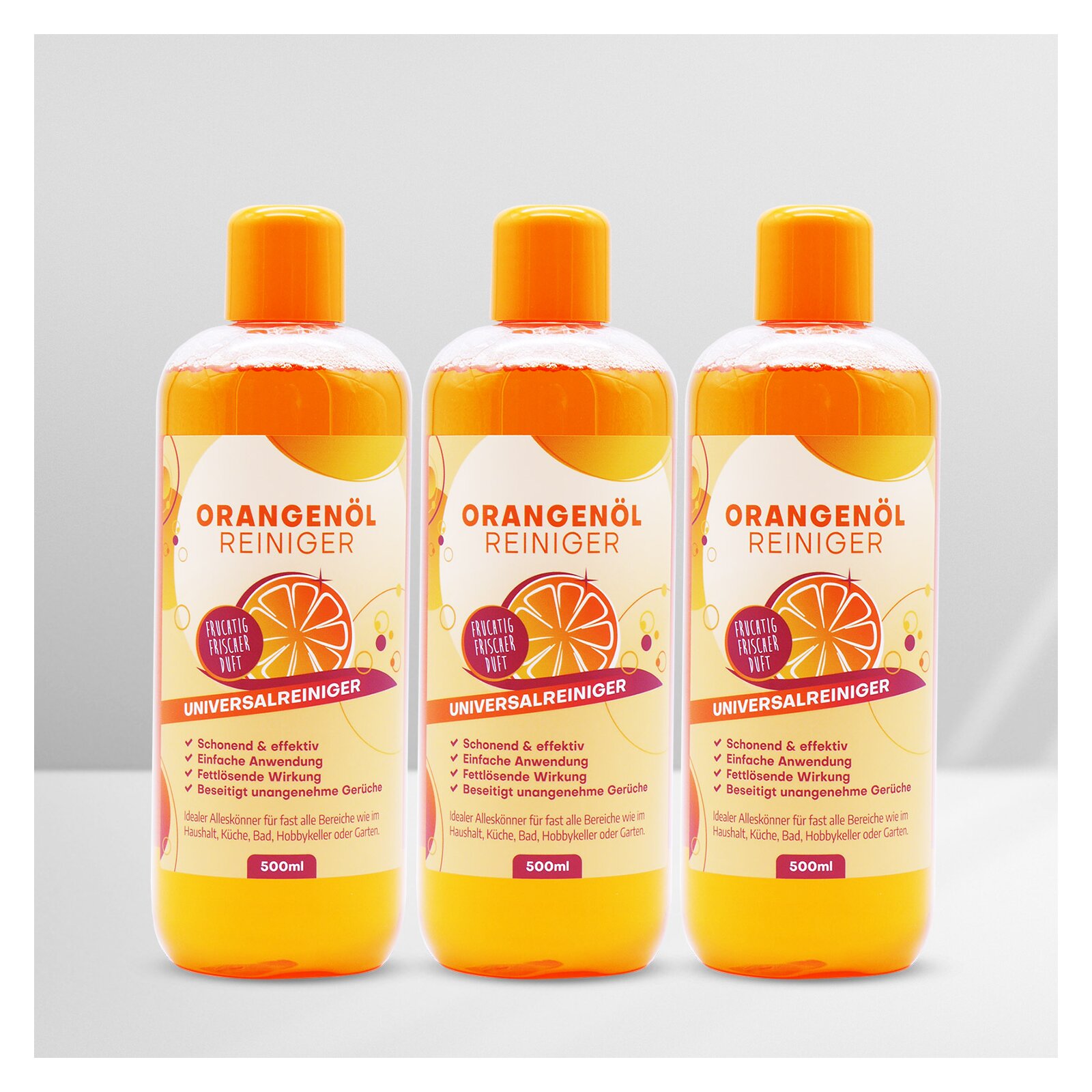 SPro(R) Orangenölreiniger Konzentrat 3 x 500ml Flasche unter Spezielle Oberflaechenreiniger