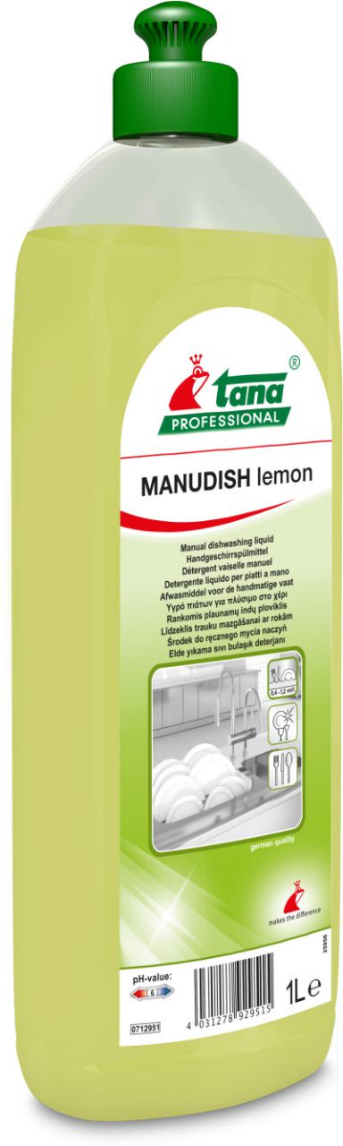 TANA MANUDISH lemon Profi Handgeschirrspülmittel unter Küchenhygiene > Handspülmittel