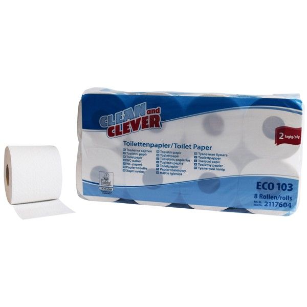 Toilettenpapier 2-lagig SMA103 Clean and Clever