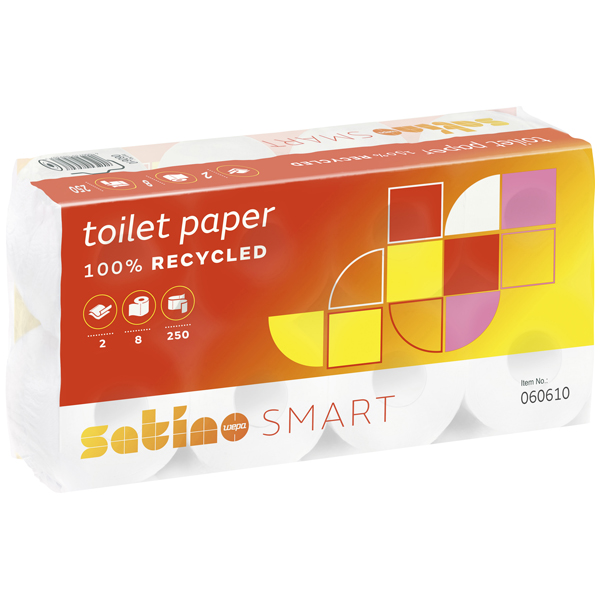 Toilettenpapier WEPA smart Kleinrollen 2lg unter Hygienepapier > Toilettenpapier > Haushaltsrollen