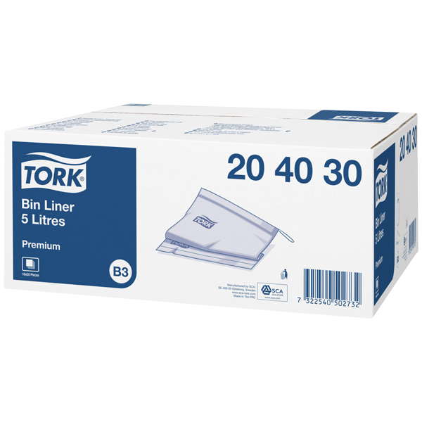 Tork Abfallsack 5 l grau B3