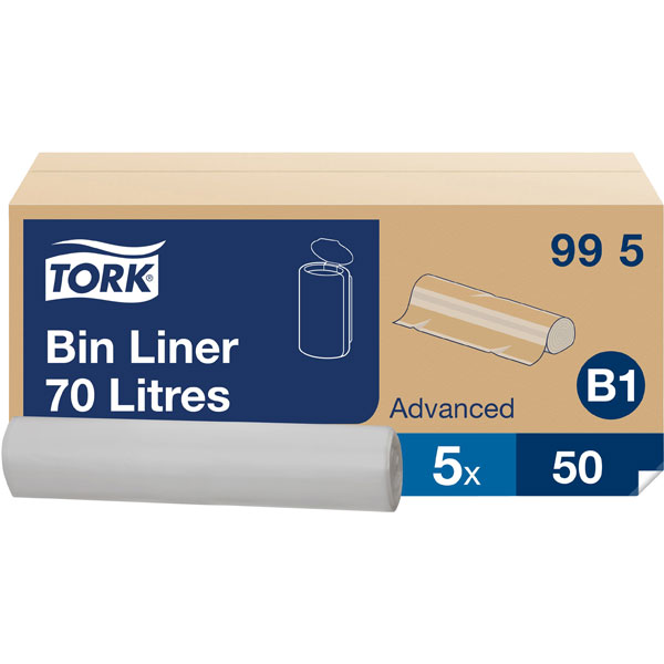 Tork Abfallsack 60 l transparent B1