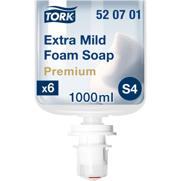 Tork Premium mild S4 Schaumseife unter Hand & Krperpflege > Handreinigung > Spenderpatronen Tork