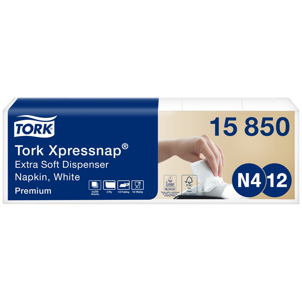 Tork Premium Servietten 21-6 x 17 cm 1-2 F